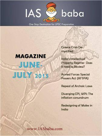 June-July Magazine UPSC Current Affairs IASbaba 1