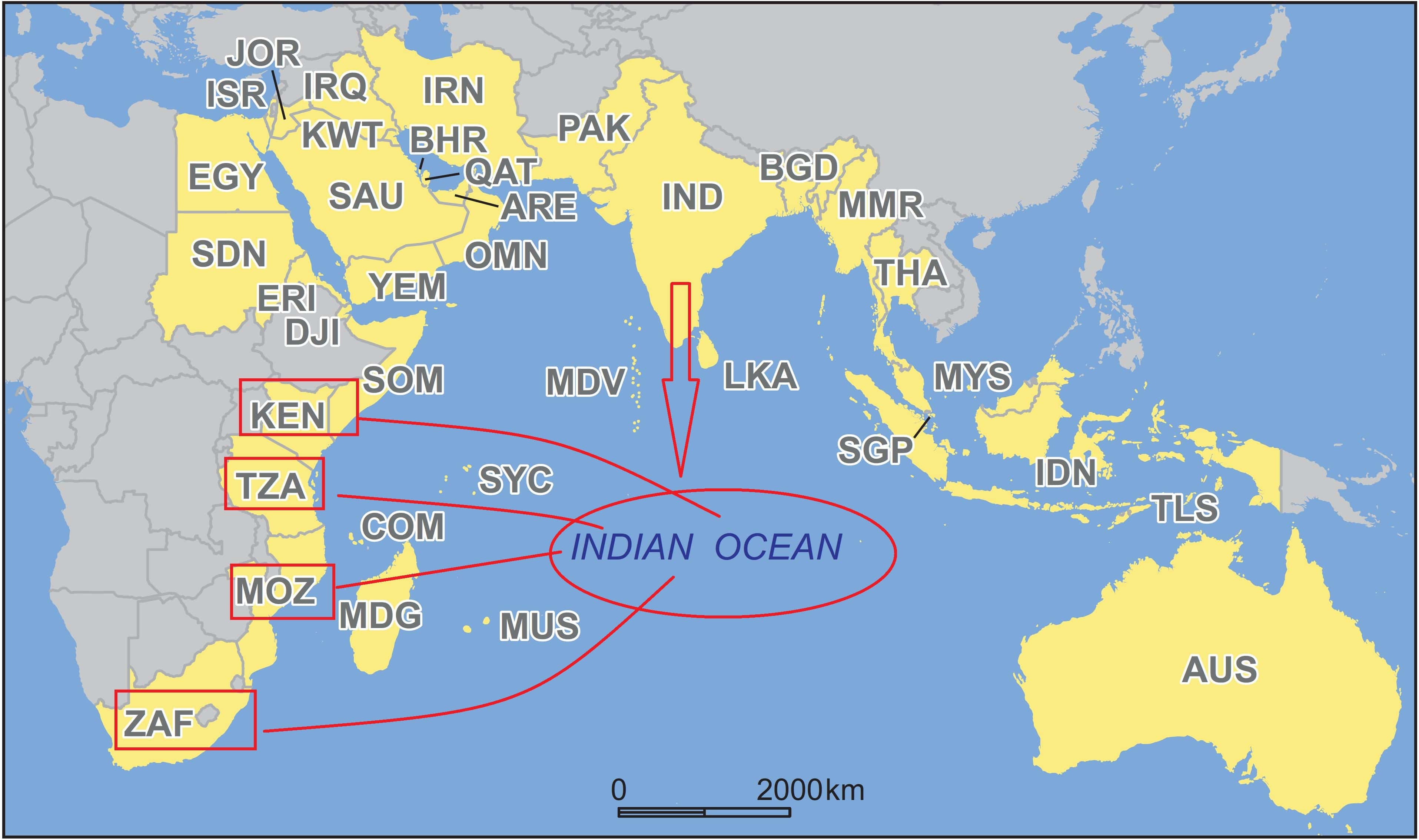 Indian Ocean Littoral Countries-min