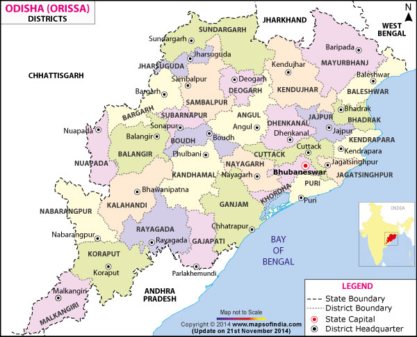 orissa-district-map
