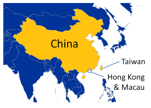 Taiwan And Hong Kong On World Map Taiwan, Hongkong And China | Iasbaba