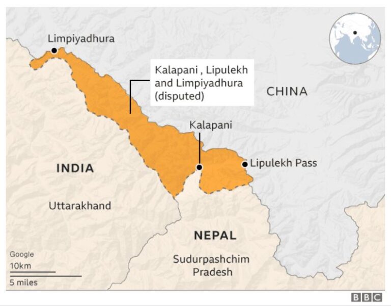 India-Nepal border dispute: Kalapani and Lipulekh | IASbaba