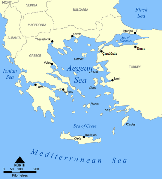 Aegean sea & islands | IASbaba