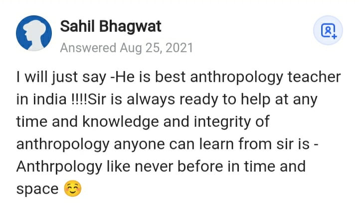 Anthropology Testimonial 4