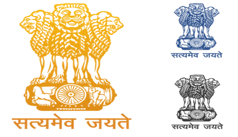 State Emblem of India on Indian Flag, Lion Capital of Ashoka, Three Lion,  Golden Lions, Vidhana Soudha Bengaluru Bangalore Stock Illustration -  Illustration of city, culture: 188830470
