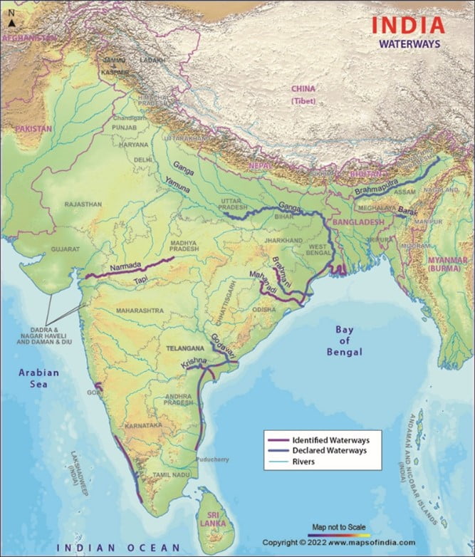 Физическая карта Индостана. Реки Индии на карте. Физическая карта Индии.