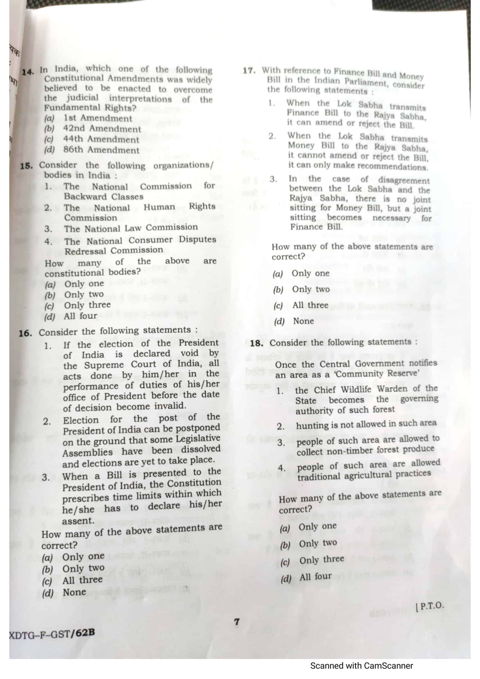 UPSC Prelims 2023 - Paper 1 - Page 3