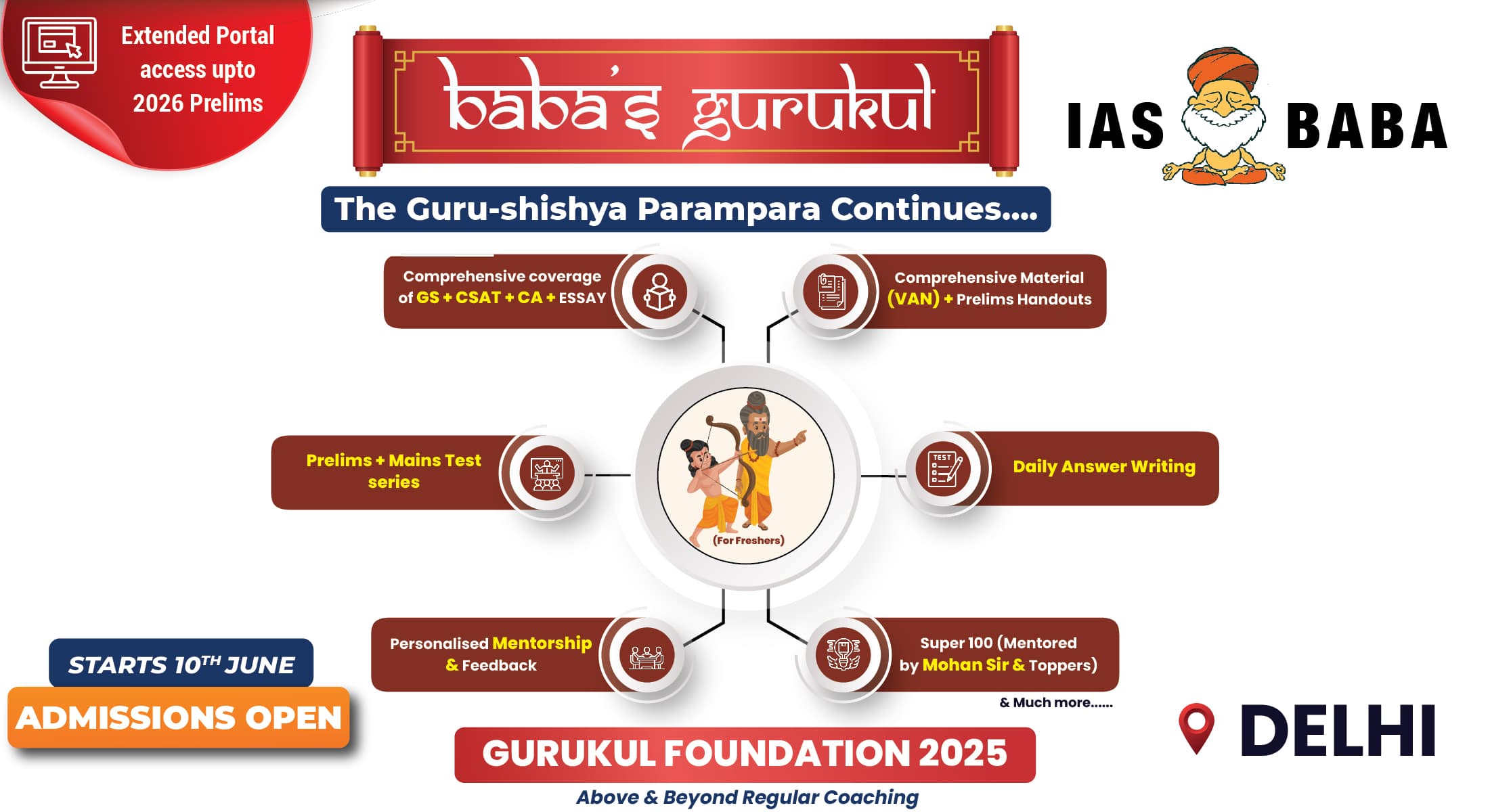 Babas Gurukul Foundation Course 2025
