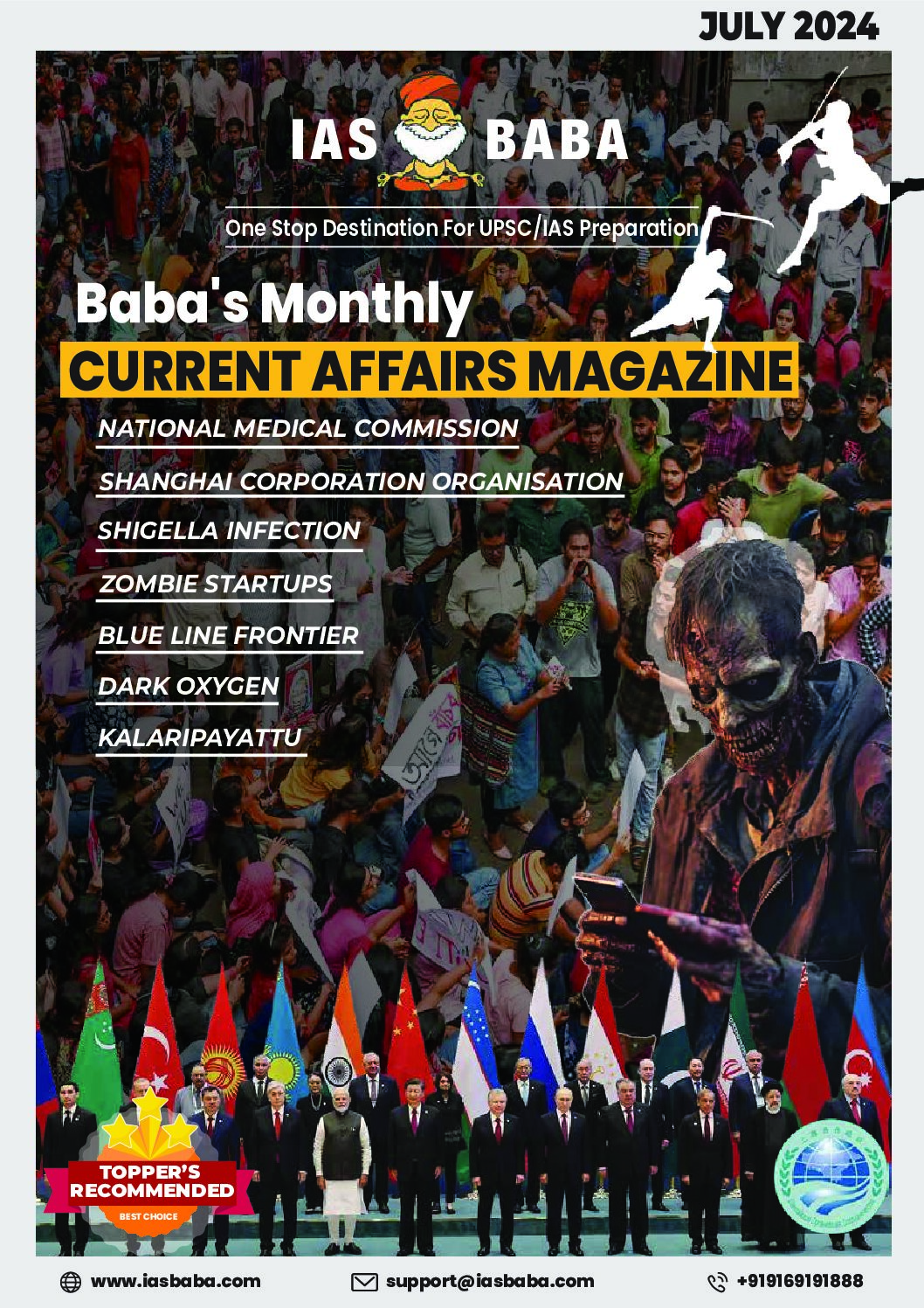 IASBABAS Current Affairs Monthly Magazine July 2024