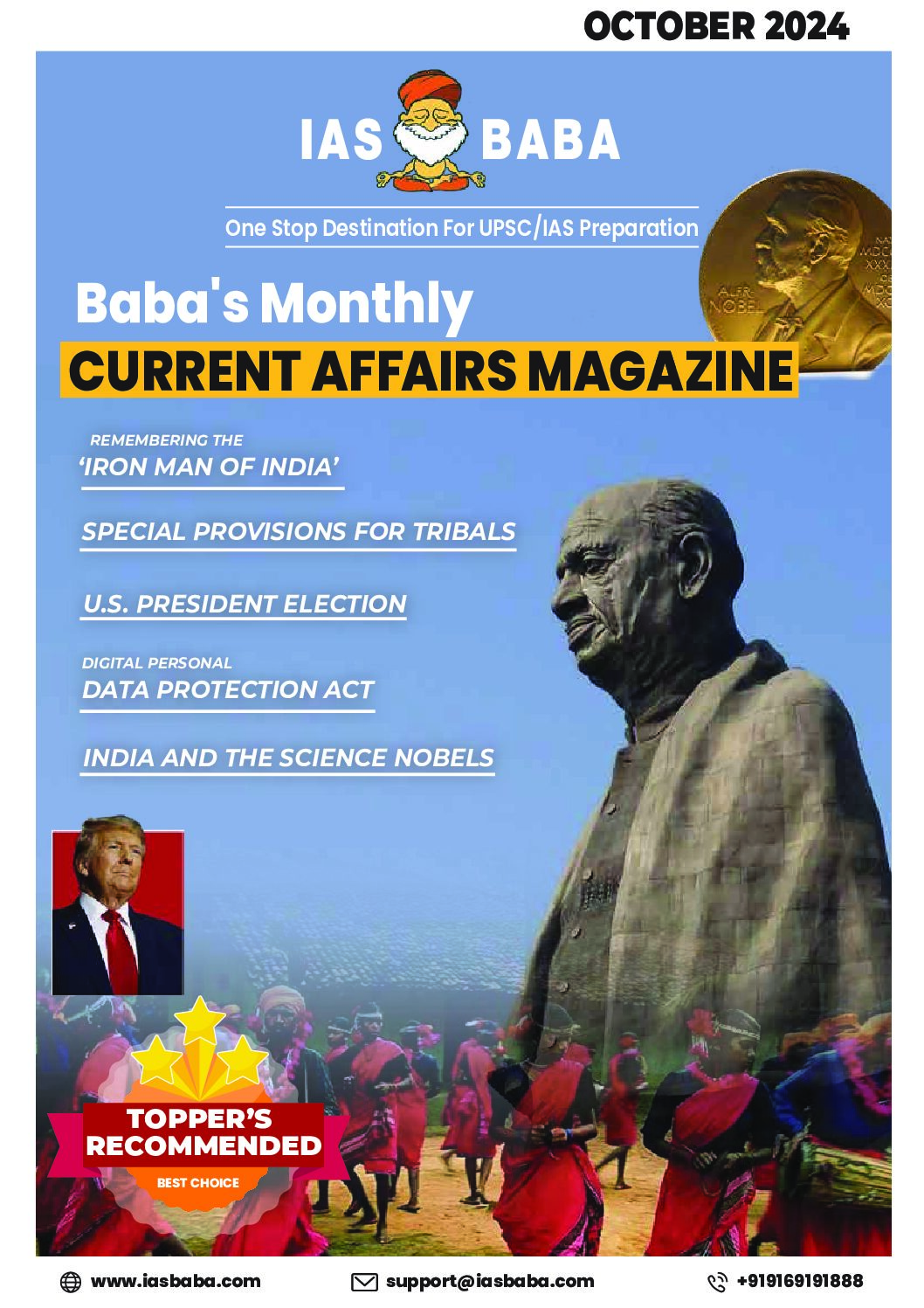 IASBABAS Current Affairs Monthly Magazine October 2024