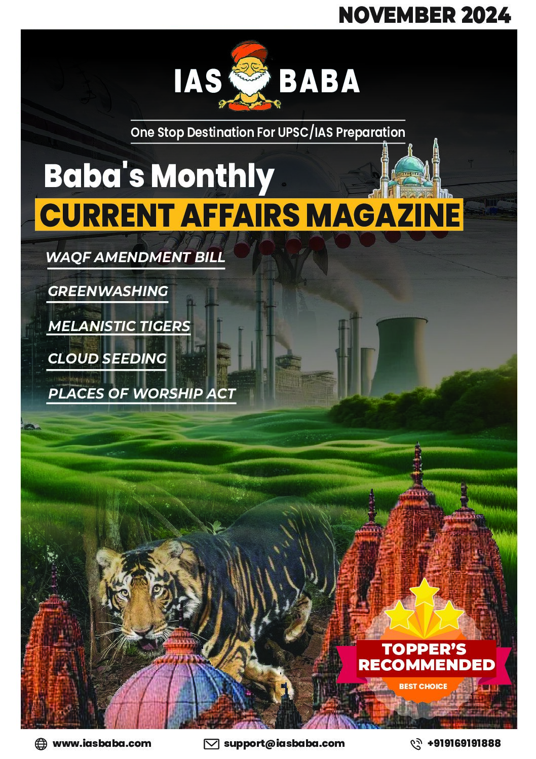 IASBABAS Current Affairs Monthly Magazine November 2024