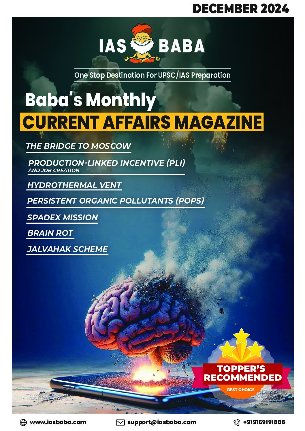 IASBABAS Current Affairs Monthly Magazine December 2024