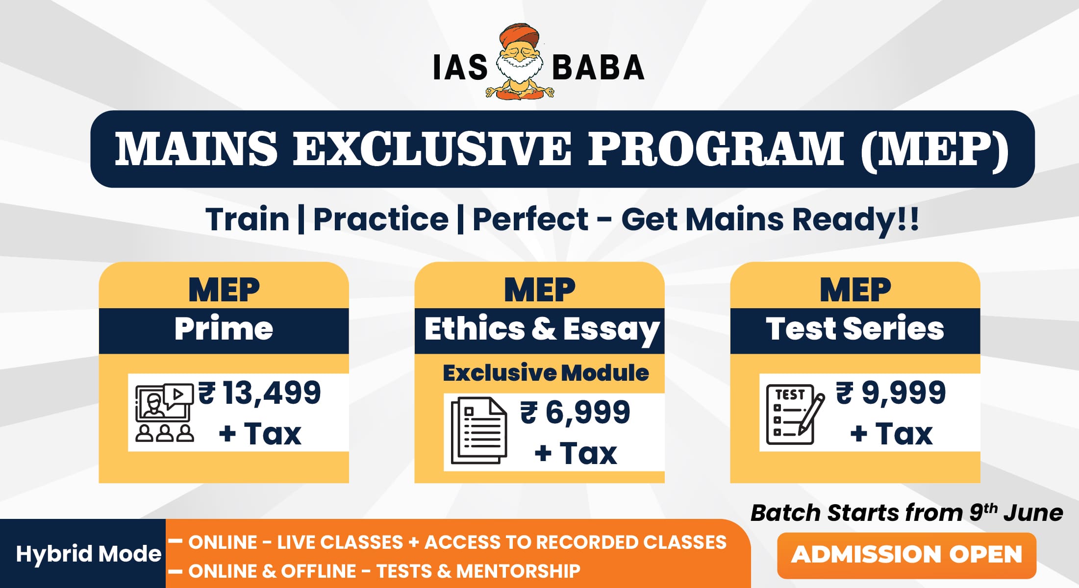 Mains Exclusive Program