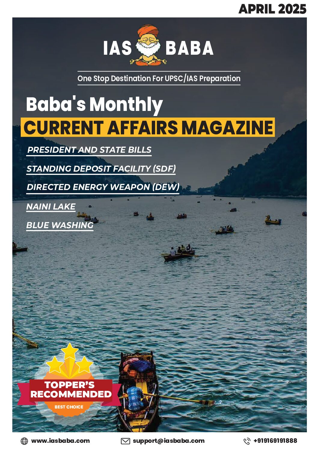 IASBABAS Current Affairs Monthly Magazine April 2025