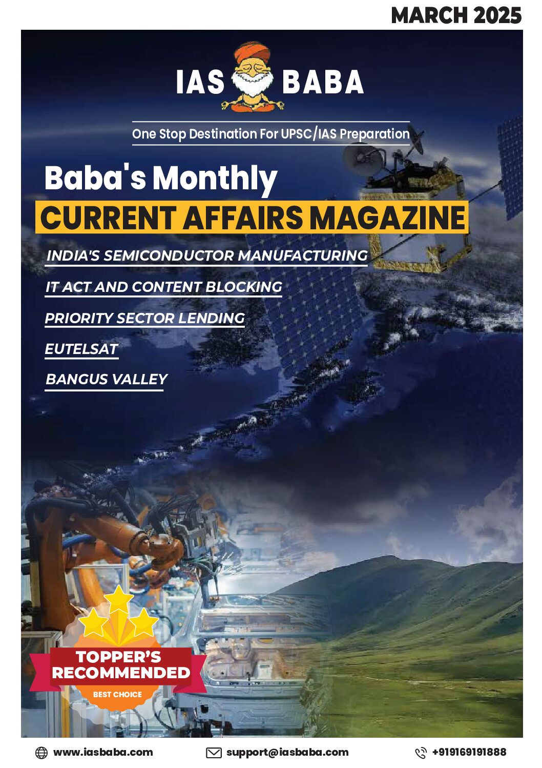 IASBABAS Current Affairs Monthly Magazine March 2025