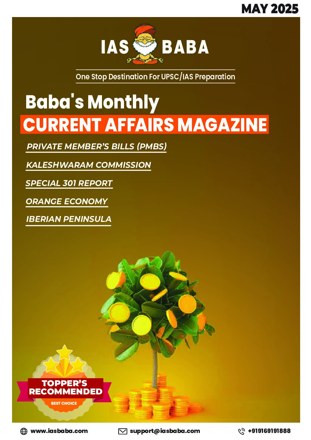 IASBABAS Current Affairs Monthly Magazine May 2025