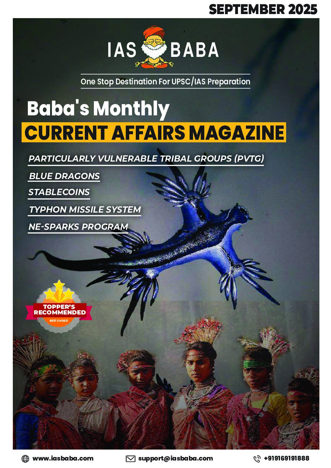 IASBABAS Current Affairs Monthly Magazine September 2025